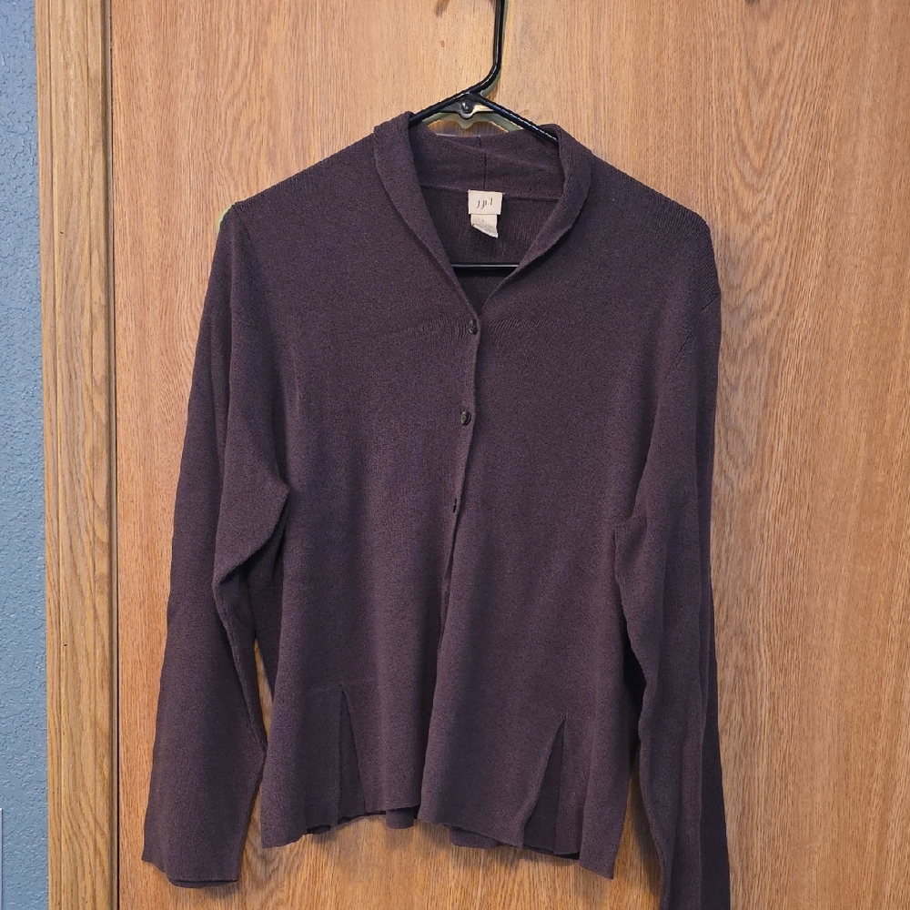 J. Jill Women's Gray Cardigan